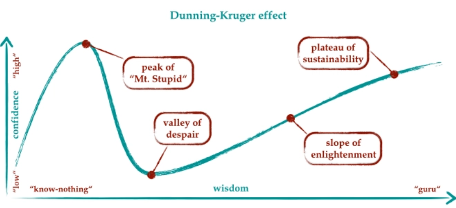 Dunning Kruger effekten och får en misslyckas? | Maria Willers med Dante &  Milton